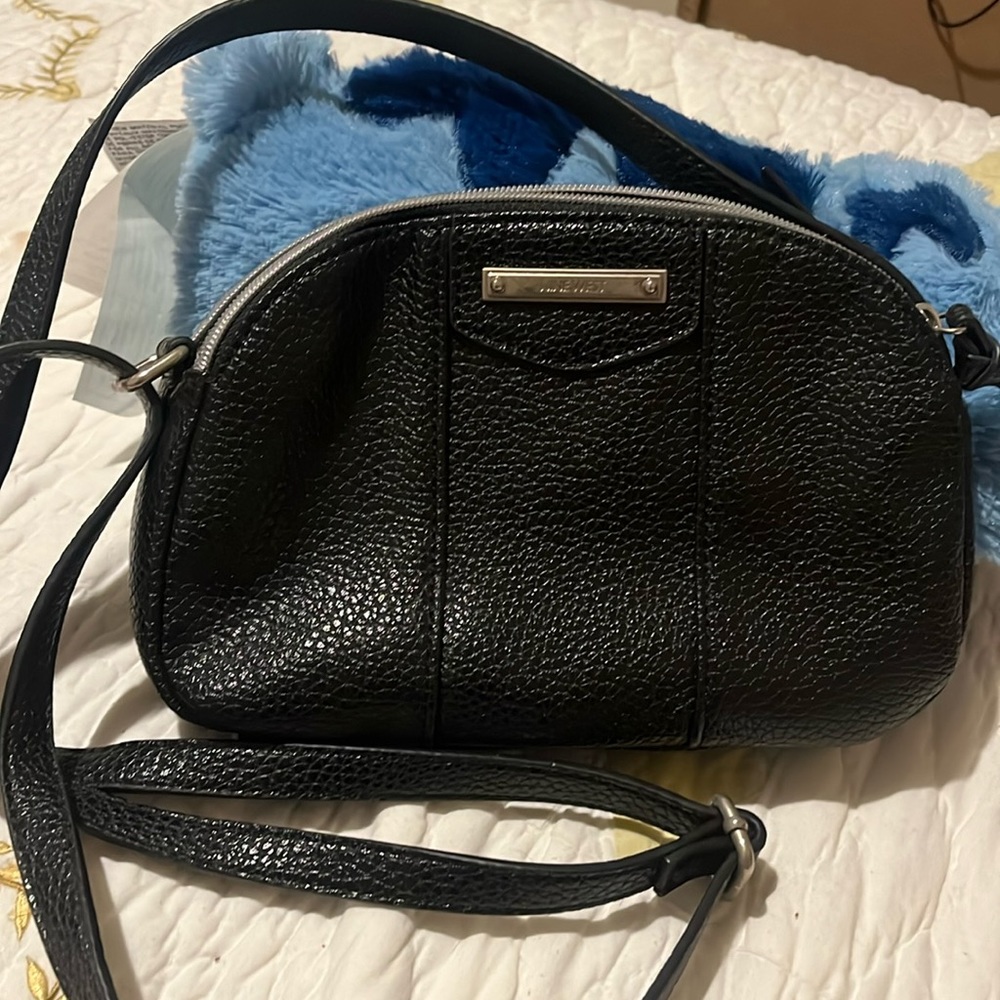 Nine West .. small black purse has 3 pockets